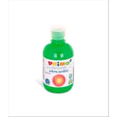 Primo Tempera Acrilica Flacone da 300 ml Verde Brillante