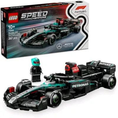 LEGO Speed Champion Auto da Corsa Mercedes Pedronas F1 W 15 con Minifigura del Pilota da Collezione