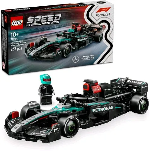 LEGO Speed Champion Auto da Corsa Mercedes Pedronas F1 W 15 con Minifigura del Pilota da Collezione