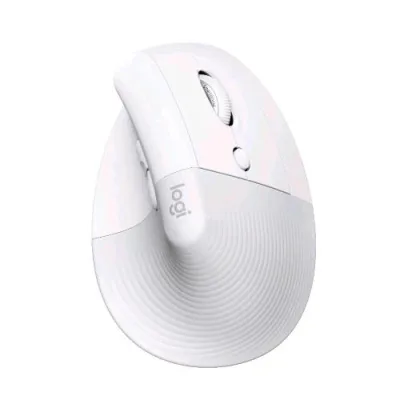 Logitech Lift For Mac Ergomouse Verticale Wireless 4.000 DPI Mano Destra Bianco