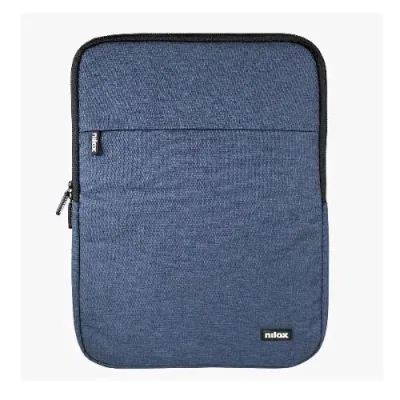 Nilox Tech Borsa a Fontina per Notebook da 17.3" in Poliestere 2 Scomparti Blu