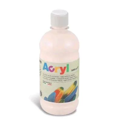 Primo Tempera Acrilica Flacone da 500 ml Rosa
