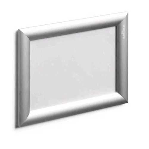 Durable Cornice a Scatto in Alluminio Anodizzato 179X240X12 mm A5 Argento