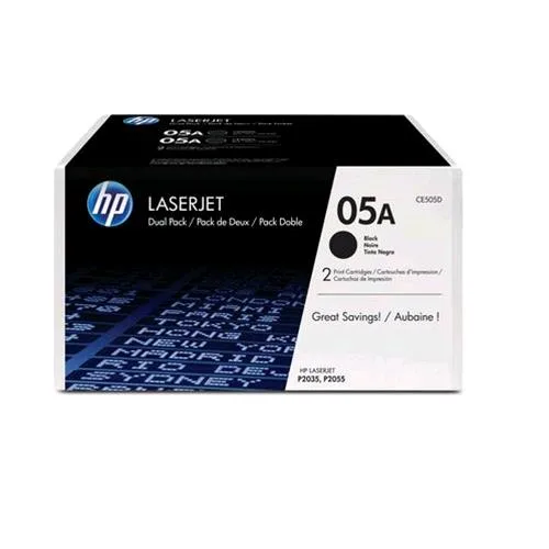 HP 05D Toner 2.300 Pag Nero 2pz