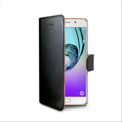 Celly Samsung Galaxy A5 2016 Custodia a Portafoglio in Ecopelle Colore Nero