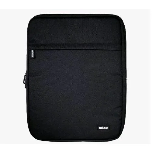 Nilox Tech Borsa a Fontina per Notebook da 17.3" in Poliestere 2 Scomparti Nero