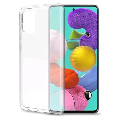 Celly Samsung Galaxy A51 Cover in Silicone Trasparente