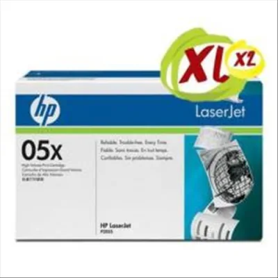 HP 05XD Confezione 2 Toner Nero per Laserjet P2055 (CE505XD)