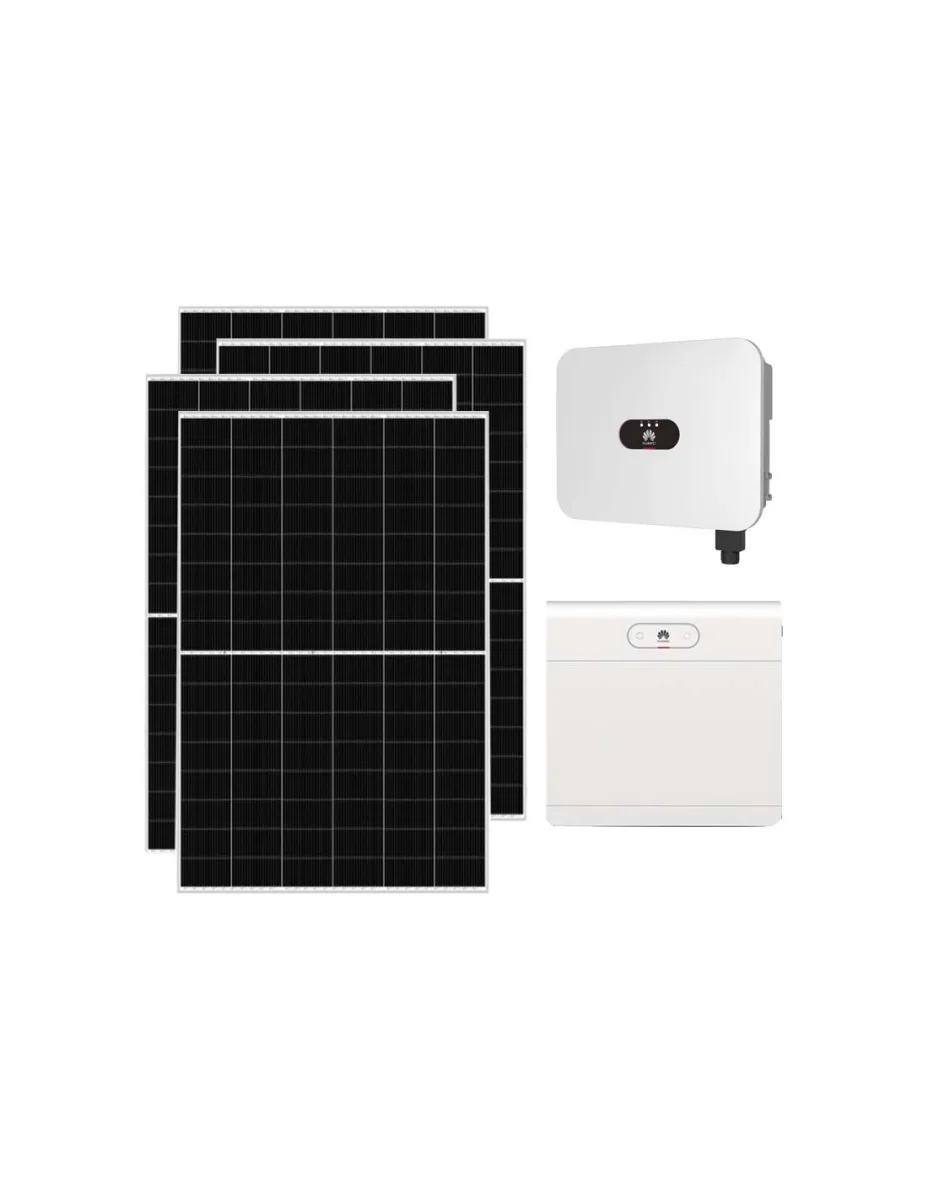 Kit fotovoltaico monofase 6370W inverter 6kW Huawei batteria al litio 7kWh LUNA2000