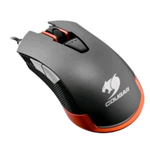 Cougar 550M Mouse Gaming Ottico Interfaccia USB 6.400 DPI 12.500 FPS 6 Tasti Grigio/Arancio