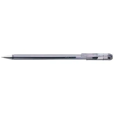 Pentel Superb Penna a Sfera Inchiostro Blu Punta Fine Fusto Trasparente Conf 12 Pz.