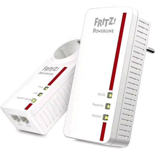 AVM Fritz Powerline 1260E Kit 2 Powerline (1260E + 1220E) / 1200 Mbit / S / Interfacce 1 x Gigabit Ethernet