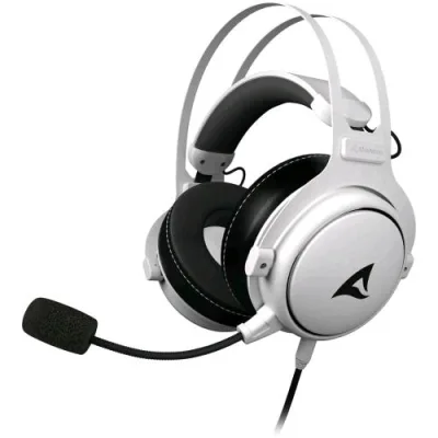 Sharkoon Sharkoon Skiller SGH50 Cuffie Gaming con Microfono Removibile Jack 3.5mm Bianco