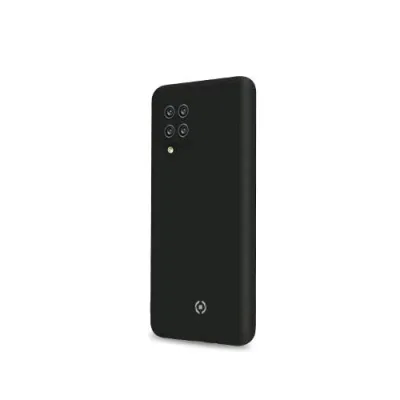 Celly Samsung Galaxy A53 5G Cromo Cover in Tpu con Rivestimento in Silicone e Finitura Soft-Touch Nero