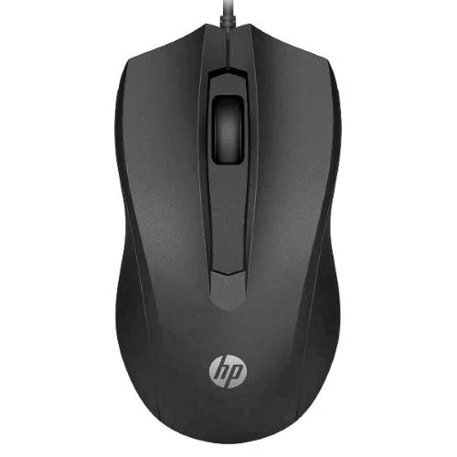 HP 105 Mouse Ottico USB Ambidestro 3 Tasti 1.600 DPI Nero