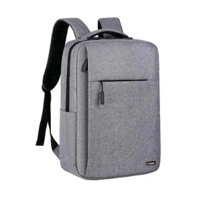 Nilox Tech Zaino per Notebook da 15.6" in Poliestere 3 Scomparti Tasca Frontale Grigio
