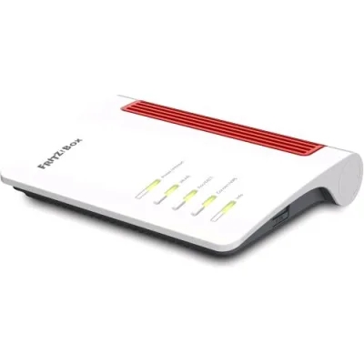 AVM Fritz! AVM Box 7690 Modem Router Wi-Fi 7 Dual Band (2.4 GHz, 5 GHz) fino a 7.000 Mbit/S, per Fttc VDSL, DSL e Fibra Ottica con Ont, 1X Wan 2,5 GB, 1X LAN 2,5 GB, 2X LAN GB, Zigbee, Mesh, DECT