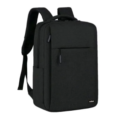 Nilox Tech Zaino per Notebook da 15.6" in Poliestere 3 Scomparti Tasca Frontale Nero