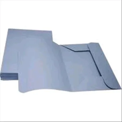 Brefiocart Manilla Cartelline 3 Lembi in Cartoncino 190 g 250X330MM Col. Azzurro Conf 50 Pz.