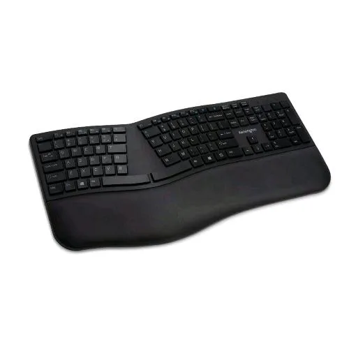 Kensington Pro Fit Ergo Tastiera Wireless Doppia Funzionalità 2,4 GHz & Bluetooth Compatibile con Chrome Os Macos e Windows Neo