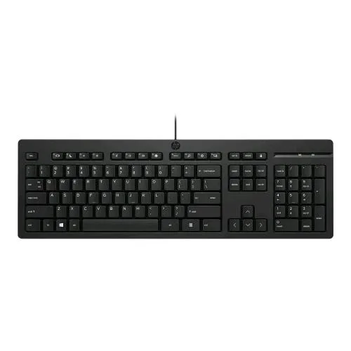 HP 125 G2 Tastiera USB Full Size Layout Italiano Nero