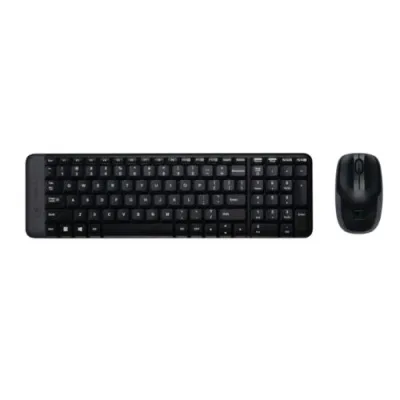 Logitech MK220 Wireless Combo Set Mouse + Tastiera Wireless 2.4 GHz Layout Usa
