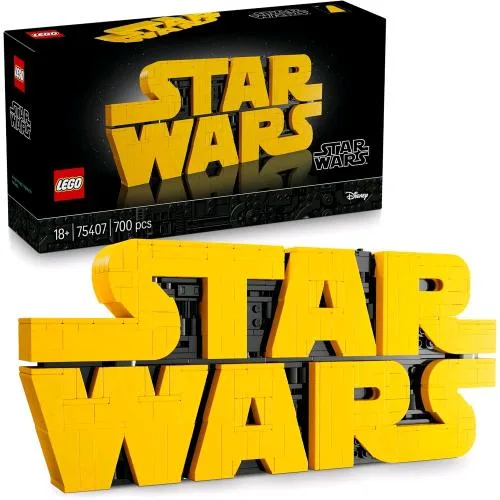 LEGO Star Wars Logo in Mattoncini Set di Costruzioni da Collezione