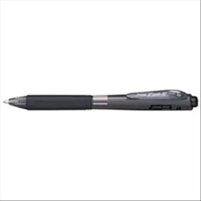 Pentel Wow Penna a Sfera Inchiostro Nero Punta Media Fusto Ergonimico Triangolare Grip in Gomma Conf 12 Pz.