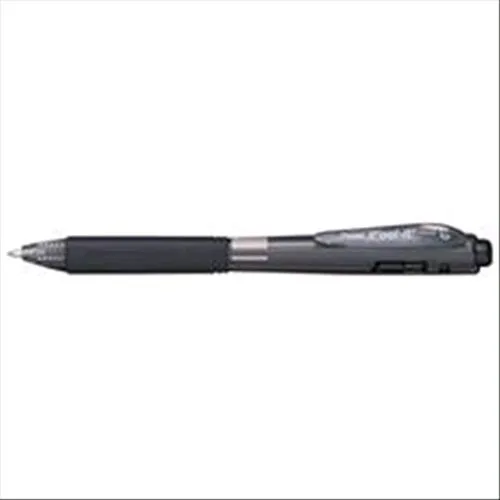 Pentel Wow Penna a Sfera Inchiostro Nero Punta Media Fusto Ergonimico Triangolare Grip in Gomma Conf 12 Pz.