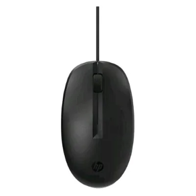 HP 125 USB Wired Mouse Ottico USB-A 3 Tasti + Scroll 800 DPI Nero