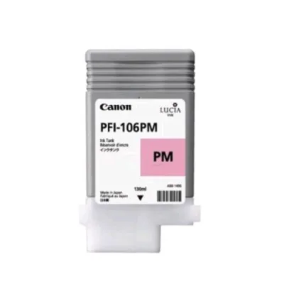 Canon Pfi-106PM Serbatoio Magenta Fotografico per PFI106PM - Ipf 6400 / Ipf 6450 / Ipf 6350 / Ipf 6300 / Ipf 6300S 130 ml