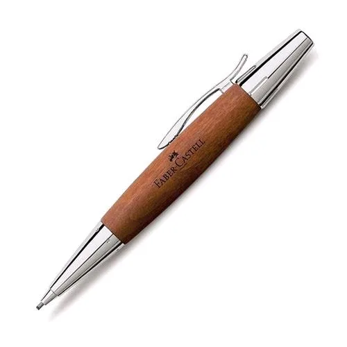 Faber Castell Portamine e-Motion Portamine Punta Ad Ago 1.4mm Col. Marrone Conf Regalo
