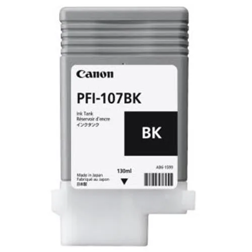 Canon Pfi-107BK Tanica Nero per Stamapnti Canon Ink-Jet (6705B001AA)