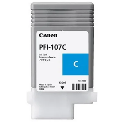 Canon Pfi-107C Tanica Ciano per Imageprograf 680-685-780-785 Garanzia Italia (6706B001AA)