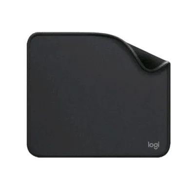 Logitech Mouse Pad Studio Series Tappetino per Mouse con Base in Goma Antiscivolo Resistente Agli Schizzi Bordi Cuciti Grey