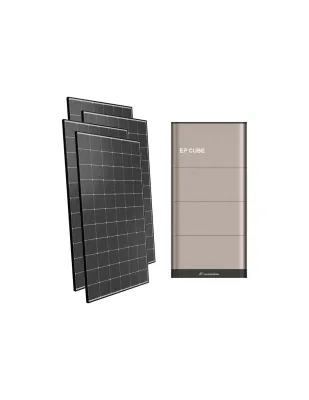 Kit fotovoltaico trifase 10100W inverter 10kW EP CUBE batteria al litio 10kWh CanadianSolar