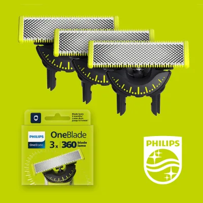 LAME ONEBLADE LAME RICAMBIO QP430/50 3 PEZZI BLADE 360