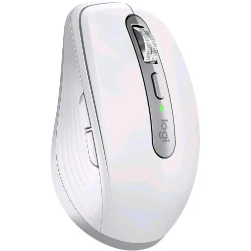 Logitech MX Anywhere 3S For Business Mouse Senza Fili Bluetooth Clic Silenzioso Sicurezza Logi Bolt 8.000 DPI Scorrimento Magspeed-Pale