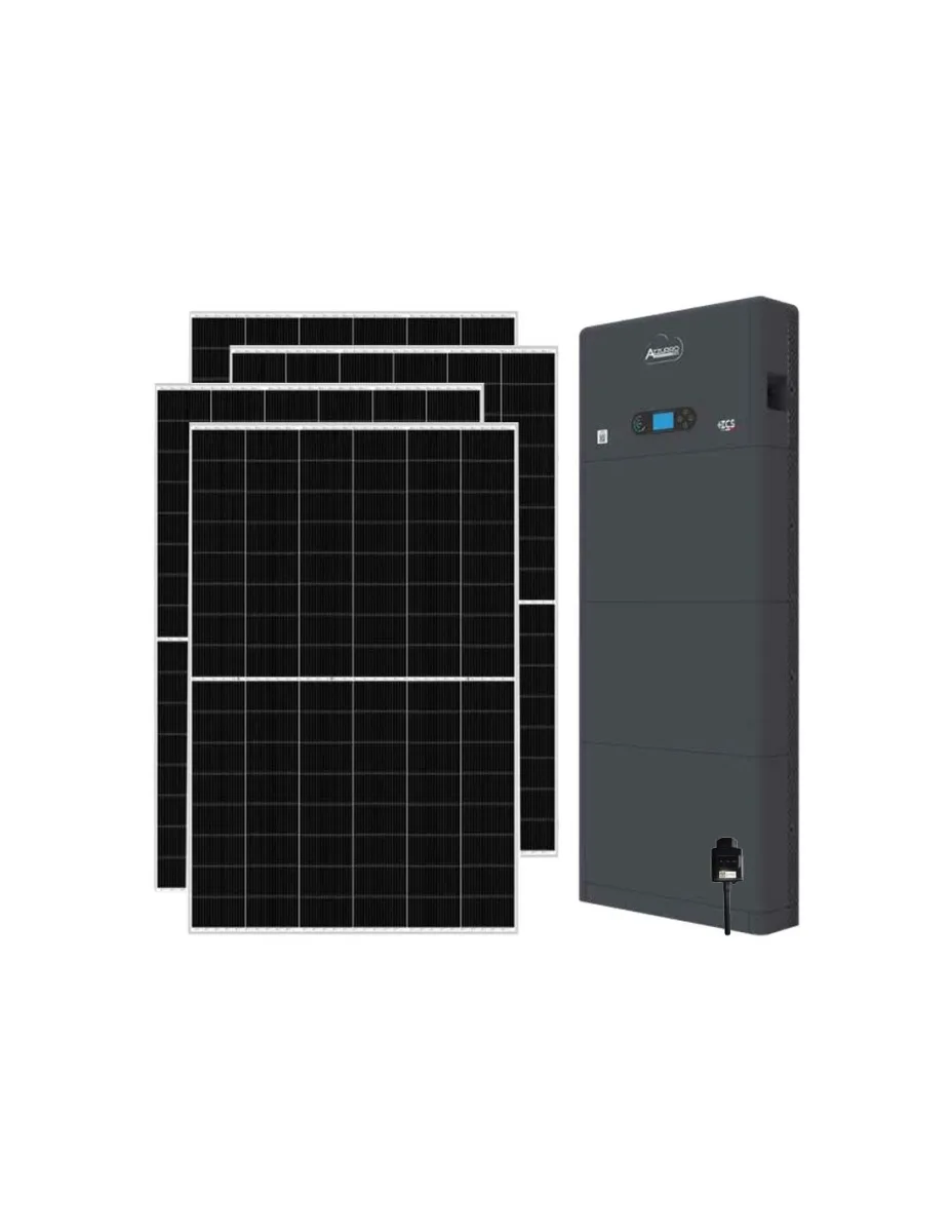 Kit fotovoltaico monofase 4550W inverter 4kW All in one litio 10.24kWh HV ZBT 5K Zucchetti