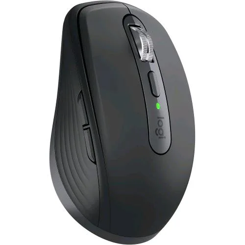 Logitech MX Anywhere 3S For Business Mouse Wireless Mano Destra RF + Bluetooth Click Silenzioso 8K Dpi Scorrimento Magspedd Grafite