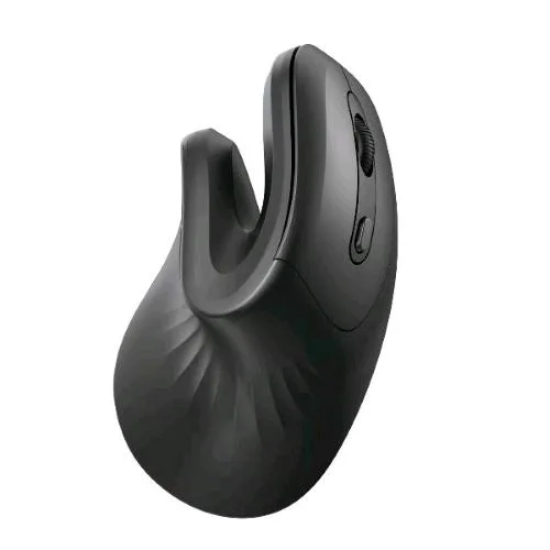 Nilox Vertical Mouse Verticale Ergonomico Click Silenzioso 6 Pulsanti 3.200 DPI Regolabili Nero