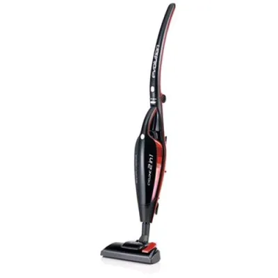 Ariete 2764 Evo 2 in 1 Scopa Elettrica Senza Sacco Tecnologia Ciclonica Aspirabriciole Integrato 600 W 0.8 Litri Filtro Hepa Cavo 5 m Nero/Rosso
