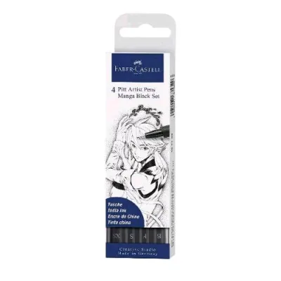 Faber Castell Set Artist Manga Pen Conf 4 Pz.