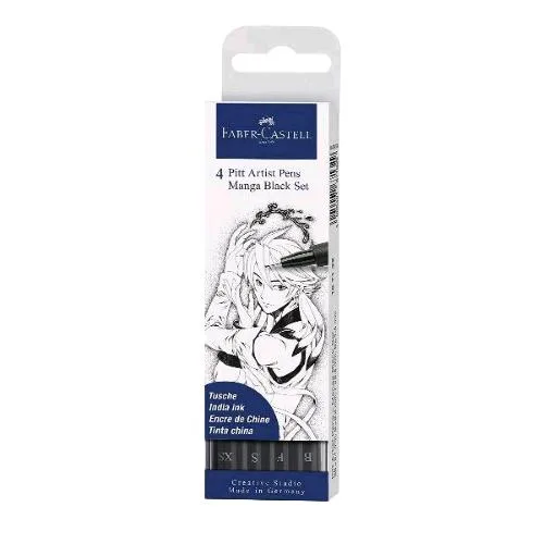 Faber Castell Set Artist Manga Pen Conf 4 Pz.