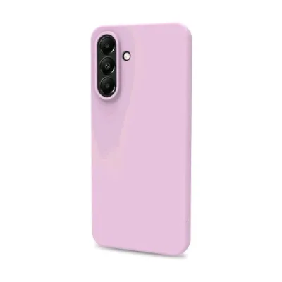 Celly Samsung Galaxy A56 5G/A56 5G Enterprise Edition Cover in Morbido Tpu Finitura Soft Touch Rivestimento Interno in Microfibra Anti-Graffio Rosa