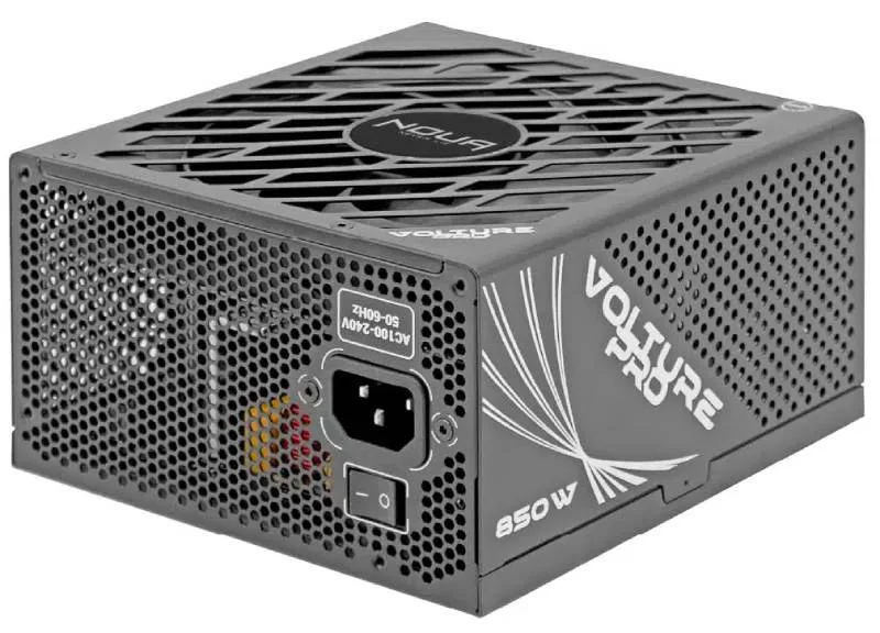 ALIMENTATORE 850W VOLTURE 80+GOLD MODULARE FAN 120MM ON/OFF PFC ATT