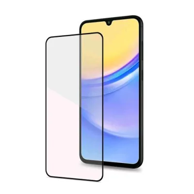 Celly Samsung Galaxy A56 5G/A56 5G Enterprise Edition Proteggi Schermo in Vetro Temperato Trasparente con Bordo Colorato Nero