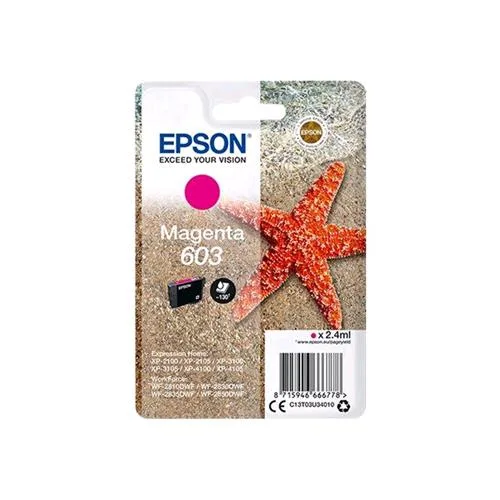 Epson T03U34010 Magenta 603 Cartuccia Ink