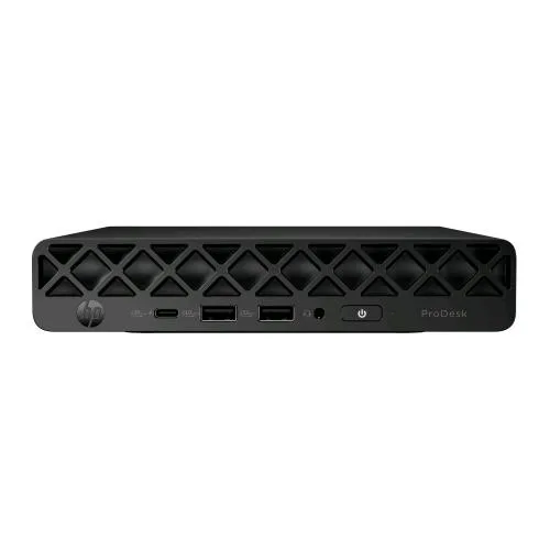 HP Prodesk 4 Mini G1I Desktop ai Mini PC Intel Core Ultra 5 235T RAM 16GB-SSD 512GB NVMe-Intel Graphics-Wi-Fi 6E-Tastiera Mouse-Win 11 Prof Nero (D5BM3ET#ABZ)