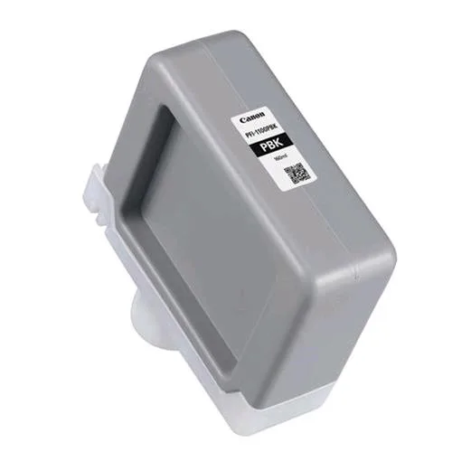 Canon Pfi-1100 PBK Serbatoio Inchiostro Nero Fotografico 160 ml per imagePROGRAF Pro-2000, Pro-4000, Pro-4000S, Pro-6000, Pro-6000S